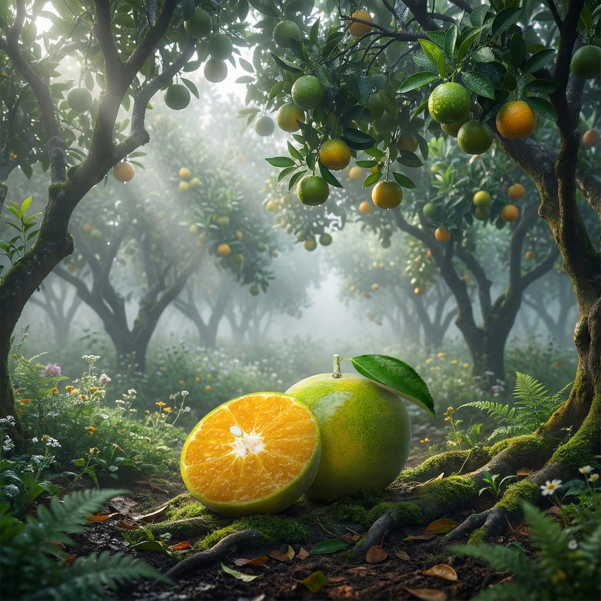 Orange Green